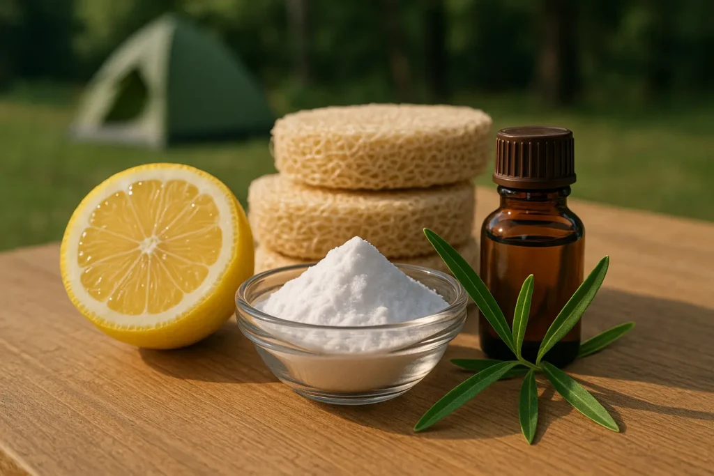 Natural remedies for camping hygiene hacks