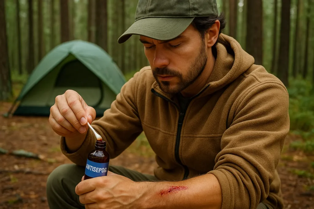 Preventing health risks with personal hygiene while camping