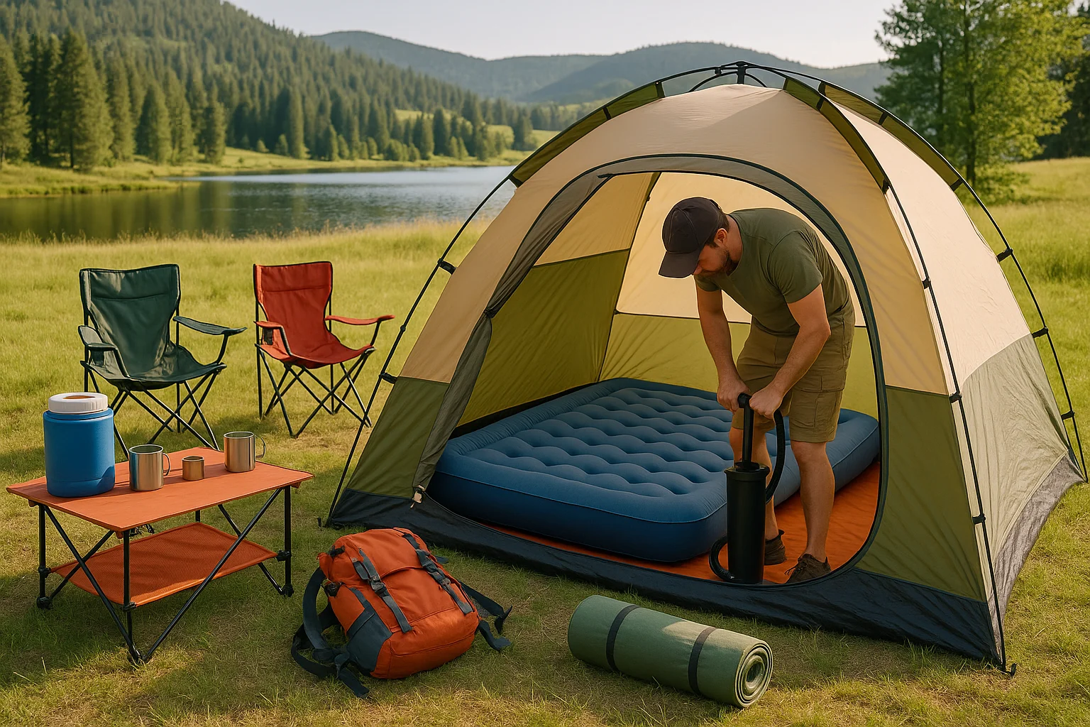 Organized Campsite Setup