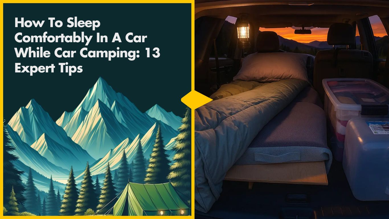 How To Sleep Comfortably In A Car While Car Camping