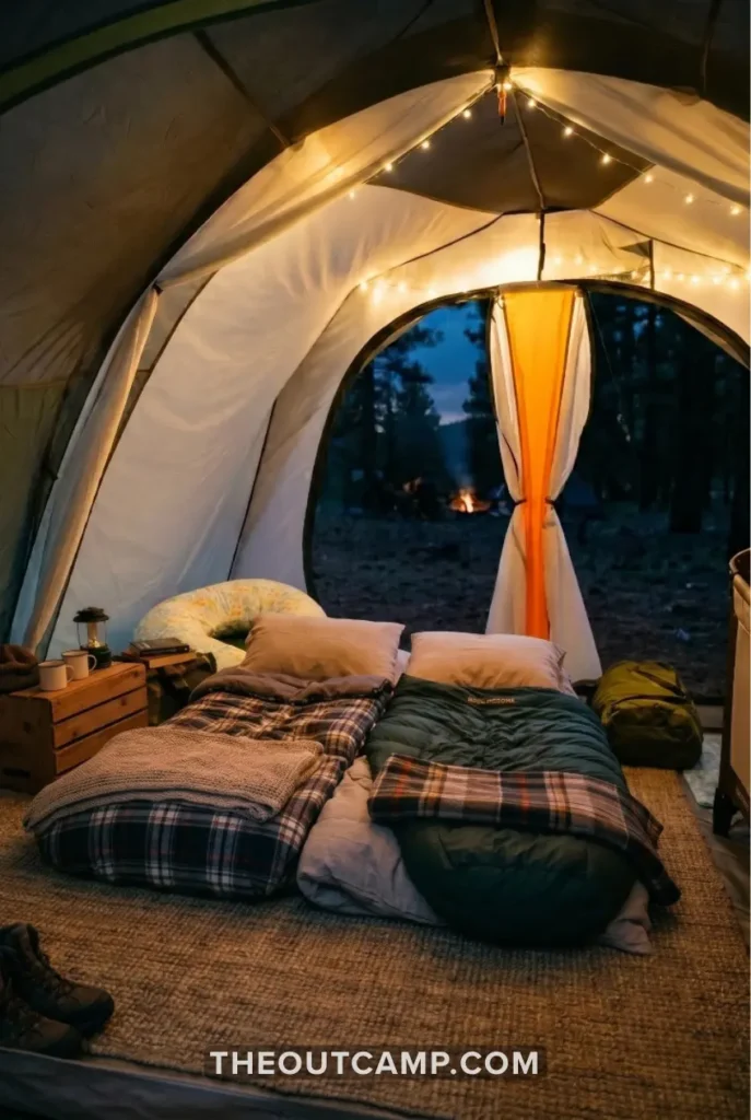 Car Camping sleeping Setup
