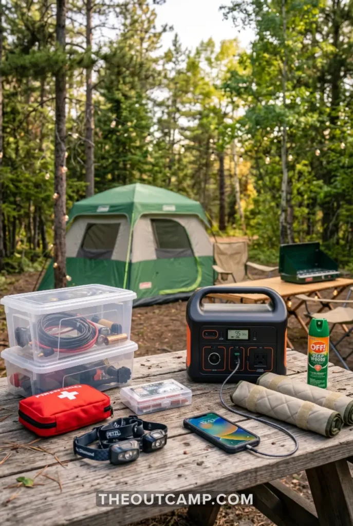 Car Camping Setup gear